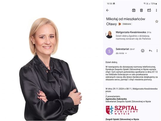 Kto chciałby poczuć się jak św. Mikołaj? Albo św. Mikołajka z Oławy?