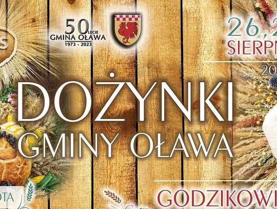 Wiemy kto wystąpi na GMINNYCH DOŻYNKACH. Program jest bardzo bogaty