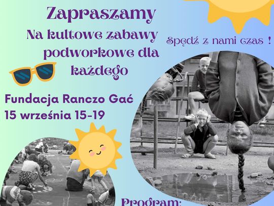 "Kultowe Zabawy Podwórkowe Dla Każdego" na terenie Rancho Gać