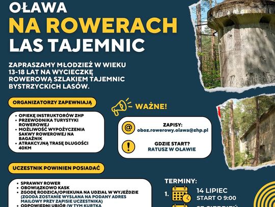 Las tajemnic, czyli wycieczka rowerowa