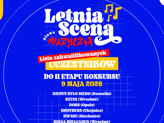 Letnia scena muzyczna - czas na drugi etap