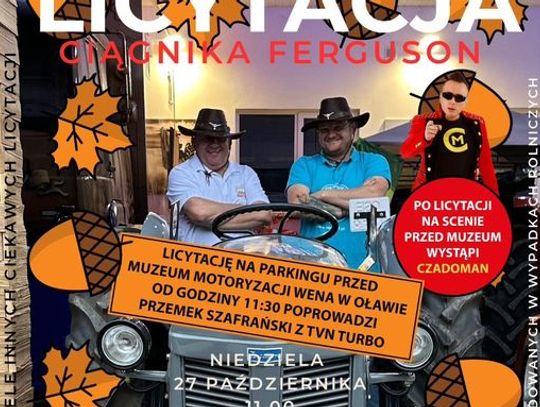 Licytacja Fergusona, a po niej Czadoman w Muzeum Motoryzacji