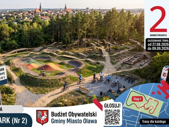 LIST: - Zapraszam do wsparcia i głosowania: Oławski Bike Park – Nowa przestrzeń aktywnego wypoczynku dla mieszkańców! (Projekt nr 2)