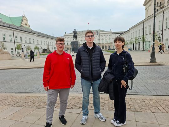 Magda, Sebastian i Mateusz w finale ogólnopolskiego konkursu