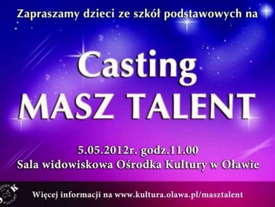 Masz talent?