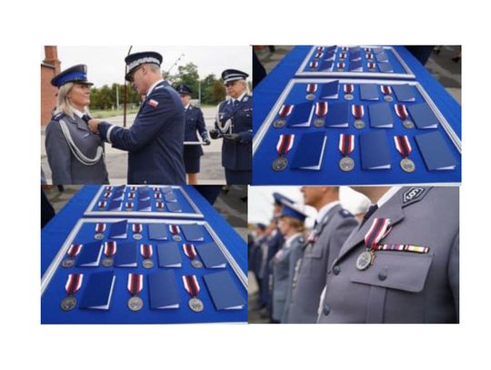 Medal zasłużonej policjantki dla asp. Marty Siomy