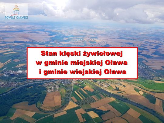 Miasto i Gmina Oława objęte stanem klęski żywiołowej