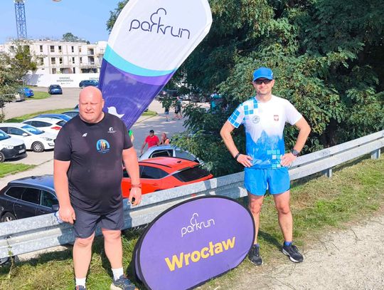 Michał Sternalski i Marek Więckowski na Parkrun Wrocław