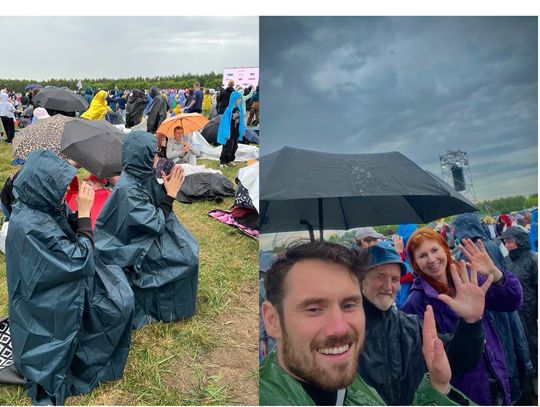 Mimo deszczu pogody ducha nie zabrakło Mimo deszczu pogody ducha nie zabrakło