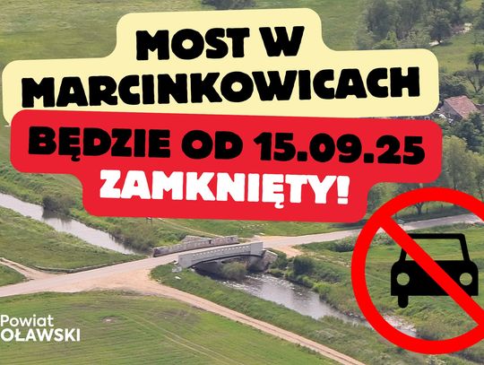 Most w Marcinkowicach wkrótce będzie zamknięty Most w Marcinkowicach wkrótce będzie zamknięty