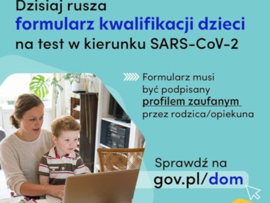 Można zapisać dziecko na test koronawirusowy