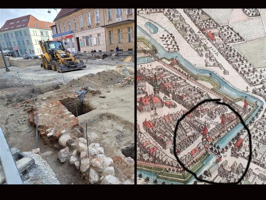 Można zobaczyć fragment Bramy Brzeskiej, ale... warto się pospieszyć