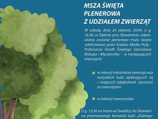 Msza święta z udziałem zwierząt