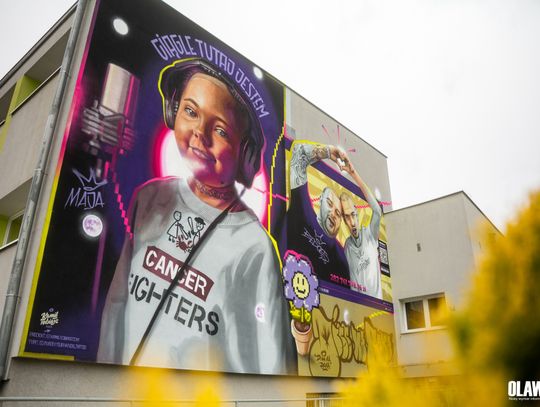 Mural dla Mai już zachwyca!