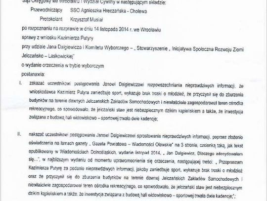 Muszą przeprosić Kazimierza Putyrę