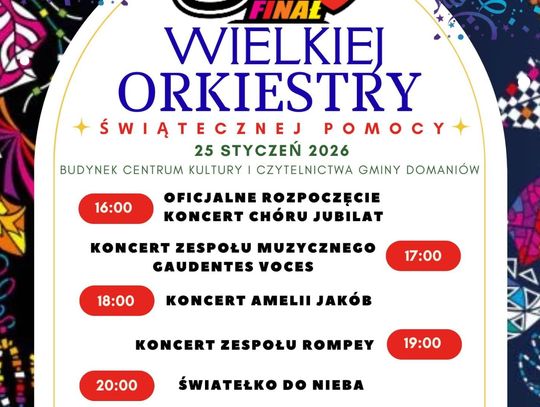 Muzyka, atrakcje i wspólne pomaganie. 34. Finał WOŚP w Domaniowie