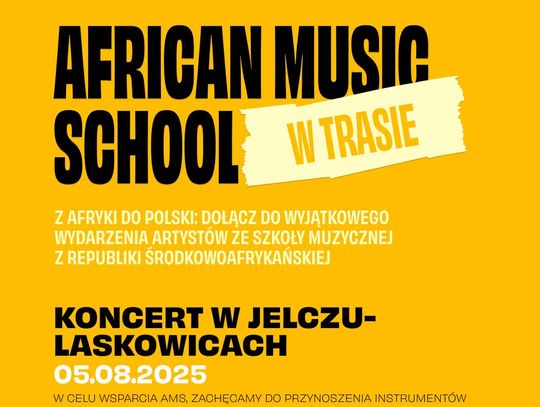 "Muzyka zamiast broni". Wystąpią artyści z Afryki "Muzyka zamiast broni". Wystąpią artyści z Afryki