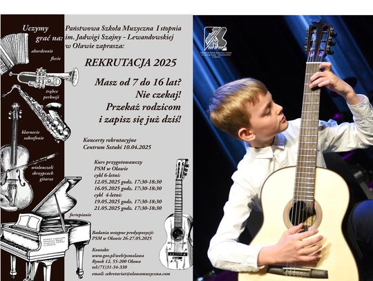 Na czym polega nauka w Szkole Muzycznej?