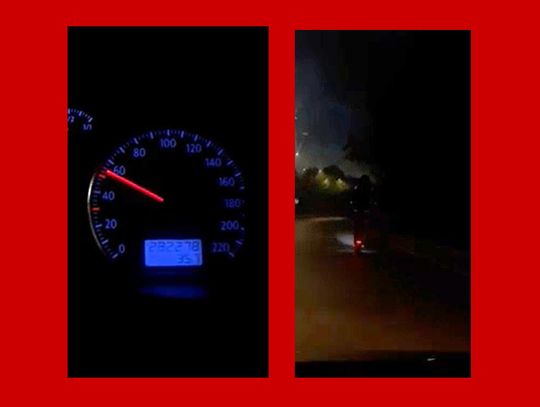 Na drodze do Ścinawy Polskiej gnał hulajnogą niemal 60 km/godz.!