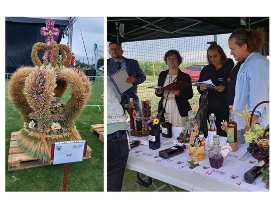 Najpiękniejszy wieniec zrobiono w Gaci, a najlepszą nalewkę w Siecieborowicach Najpiękniejszy wieniec zrobiono w Gaci, a najlepszą nalewkę w Siecieborowicach