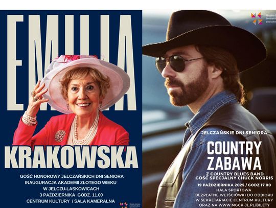 Najpierw Emilia Krakowska, a potem... Chuck Norris