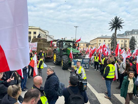 Nasi rolnicy protestują w Warszawie