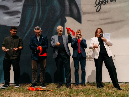 "Niech ten mural przypomina o sile kultury, historii oraz o ludziach, którzy ją tworzyli"