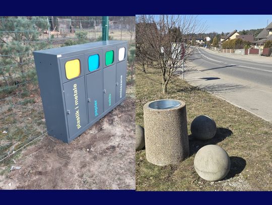 Nowe kosze, także do segregacji