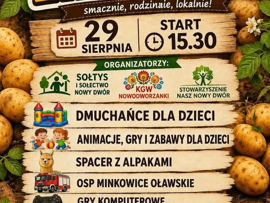 Nowy Dwór zaprasza na Piknik Ziemniaka