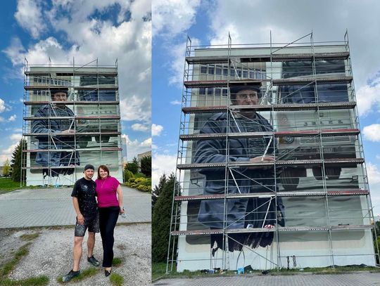 Nowy mural prawie gotowy