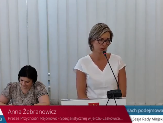 O sobie, o wizji, o planach. Nowa prezes przychodni przedstawiła się radnym
