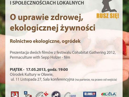 O uprawie zdrowej i ekologicznej żywności