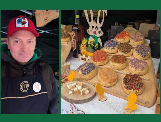 Pan Mariusz od lat robi te pyszne sery. Także na wielkanocny stół Pan Mariusz od lat robi te pyszne sery. Także na wielkanocny stół