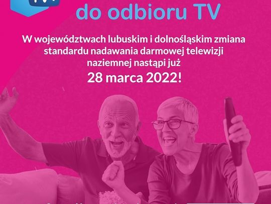 Od poniedziałku zmiana standardu nadawania naziemnej telewizji cyfrowej! 