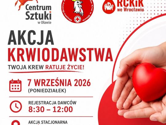 Oddaj krew 7 września
