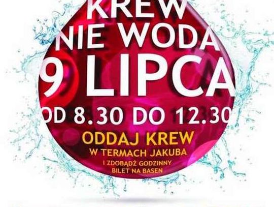 Oddaj krew i popływaj za darmo!