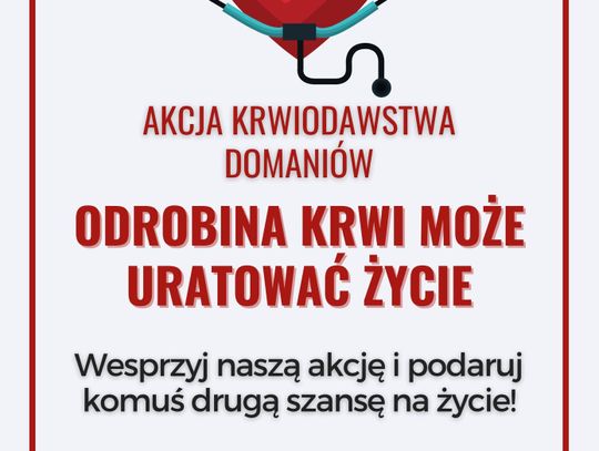 Oddaj krew w Domaniowie