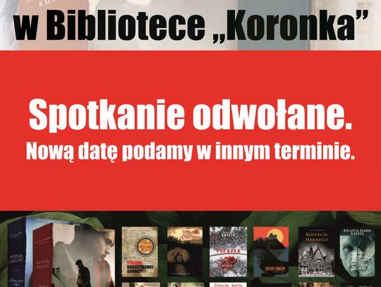 Odwołane spotkanie!