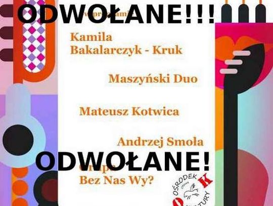 ODWOŁANY Salon &quot;BEZ NAS WY&quot;