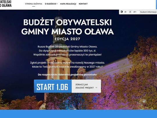 OŁAWA Dziś rusza Budżet Obywatelski