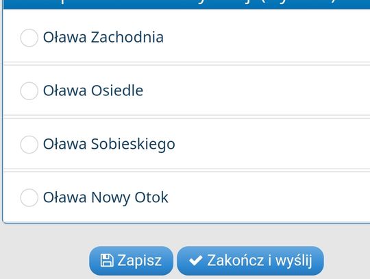 Oława. Głosowanie na nazwę nowego przystanku. 4 propozycje