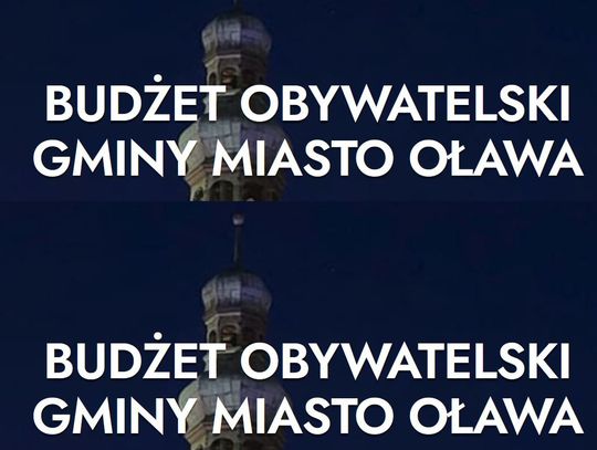 OŁAWA Jutro rusza trzecia edycja Budżetu Obywatelskiego