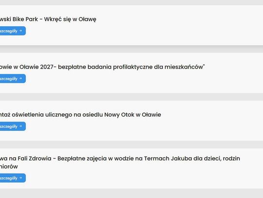 Oławski Bike Park - zwycięzca Budżetu Obywatelskiego 2027