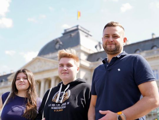 Oliwia i Patryk w Brukseli