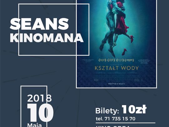 Oscarowy &quot;Kształt wody&quot; w kinie Odra