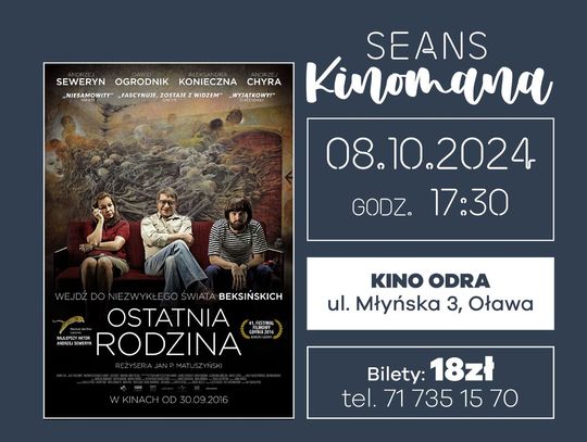 "Ostatnia rodzina" w ramach seansu kinomana