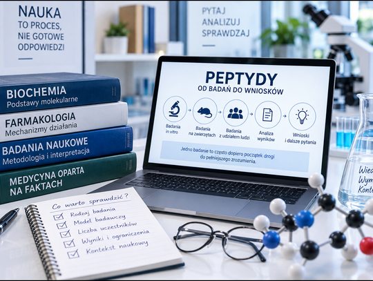 Peptydy pod lupą nauki. Dlaczego jedno badanie nie daje jeszcze odpowiedzi?