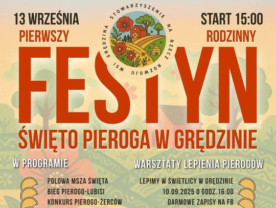 Pierwsze Święto Pieroga w Grędzinie