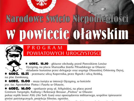 Pieśni, filmy, pokaz replik broni i ognisko. Program uroczystości