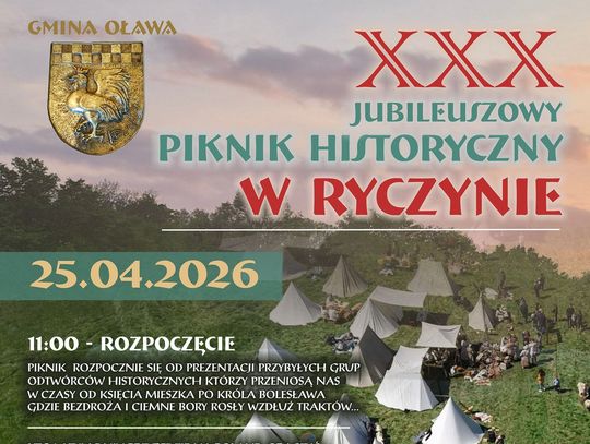 Piknik Historyczny w Ryczynie. Tej części lasu zakaz nie dotyczy